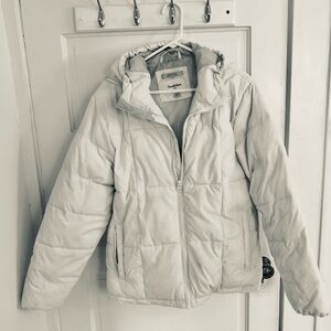 Goodfellow & Co Women's Cream Puffer Jacket